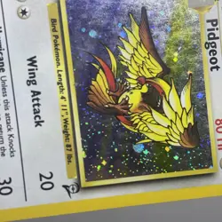 Pidgeot 14/130 Holo Rare Pokemon 2000 Base Set 2 MP WOTC - Image 3