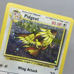 Pidgeot 14/130 Holo Rare Pokemon 2000 Base Set 2 MP WOTC - Image 4