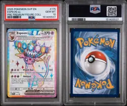 2025 Pokemon Espeon ex Premium Figure Collection #175 PSA 10 - Image 3