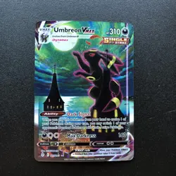 Pokemon 2021 Evolving Skies Umbreon VMAX 215/203 Full Art Holo Secret Rare - Image 1