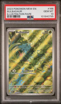 **PSA 10** Pokemon 151 SV3.5 MEW-EN Bulbasaur 166/165 - Image 1