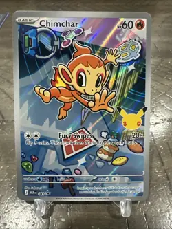 Chimchar 041 Illustration Rare First Partner Promo Pokemon TCG NM - Image 1