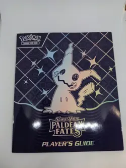 Pokemon Scarlet and Violet Paldean Fates Player's Guide Book - Image 1