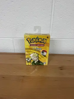 Pokemon TCG LT. SURGE Theme Deck 1999 Vintage SEALED - Image 1