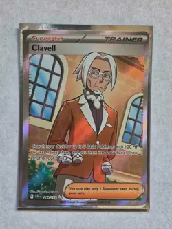 Clavell 249/193 Sv02: Paldea Evolved Full Art Holo Pokemon Card TCG - Image 1