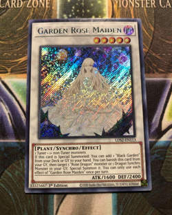 *** GARDEN ROSE MAIDEN *** 1ST EDITION SECRET RARE LDS2-EN113 YUGIOH! - Image 1