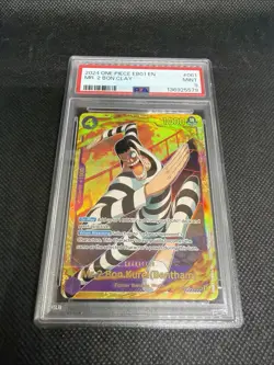 Namco One Piece Mr.2 Bon Kurei EB01-061 Secret Rare Full Art Foil PSA 9 - Image 1