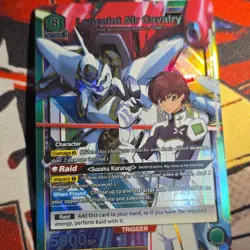 Union Arena Lancelot Air Cavalry Suzaku Kururugi Holo Action Card Raid Trigger … - Image 1