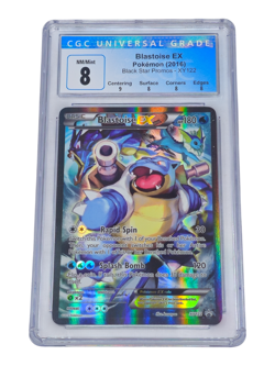 Blastoise EX XY122 Black Star Promos Full Art Promo CGC 8 NM/Mint 6095 - Image 1
