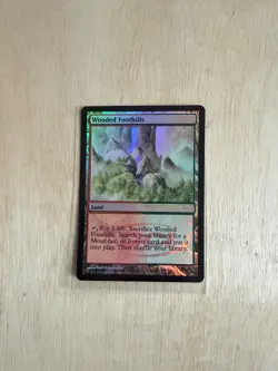 WOODED FOOTHILLS - DCI Foil Retro Frame - MTG - Image 1
