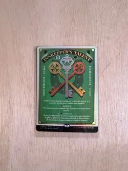 Secret Lair Prize Innkeeper’s Talent Foil - Ben Newman SLP 0045 - Rare Promo NM - Image 1