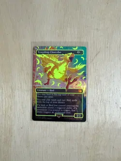 Traveling Chocobo SLP Foil MTG x Final Fantasy - Toni Infante Rare - MTG - Image 1