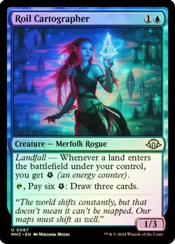 Roil Cartographer Modern Horizons 3 Foil NM Near Mint MTG Magic - Image 1