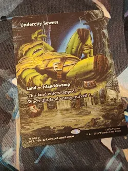Undercity Sewers M 0020 BORDERLESS MTG Teenage Mutant Ninja Turtles MYTHIC RARE - Image 1