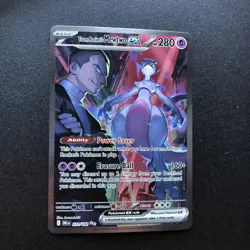Pokemon 2025 Destined Rivals Team Rocket's Mewtwo ex 231/182 SIR - Image 1
