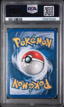 1999 POKEMON GAME #8 MACHAMP-HOLO 1ST EDITION PSA 1 - Image 2
