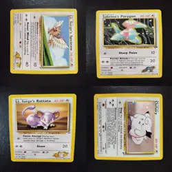 Pokemon Card Lot 60+ Vintage WOTC 1999 Base Set 2 Gym Series Bulk Collection - Image 1