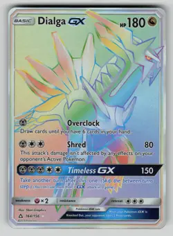 Dialga GX 164/156 Ultra Prism Pokemon Holo NM - Image 1