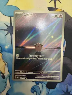 Cleffa 202/197 SV03: Obsidian Flames Illustration Rare Pokemon Card Mint - Image 1