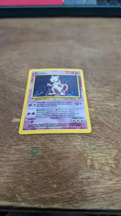 1999 Pokemon Base Set Mewtwo 10/102 Holo Rare WOTC Vintage - Image 2