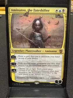Aminatou, The Fateshifter Mythic Foil MTG Commander 2018 #37 NM - Image 1
