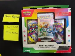 Pokemon TCG - First Partner Illustration Collection ✅Sealed*** SEE PICTURES*** - Image 1