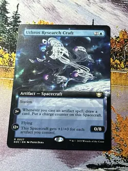 MTG #0027 Uthros Research Craft - Extended Art (EOC) Edge of Eternities Commande - Image 1