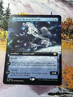 MTG #0027 Uthros Research Craft - Extended Art (EOC) Edge of Eternities Commande - Image 3