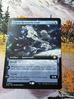 MTG #0027 Uthros Research Craft - Extended Art (EOC) Edge of Eternities Commande - Image 4
