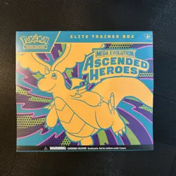 Pokemon TCG Ascended Heroes Mega Evolutions Elite Trainer Box ETB SEALED - Image 1