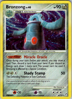 Bronzong - 6/123 - Pokemon Mysterious Treasures Holo Card - Image 1