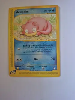 Slowpoke 108/147 Aquapolis Regular Common Pokemon TCG NM Never Played - Image 1
