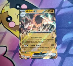 Golem EX 076/165 Holo Double Rare Scarlet & Violet 151 English Pokemon Card - Image 1