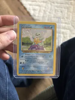 French Squirtle Carapuce 63/102 Base Set Vintage 1999 Pokemon LP * - Image 1