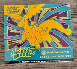 Pokemon Center Ascended Heros Elite Trainer Box ETB Factory Sealed New - Image 1