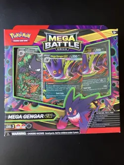Pokemon SEALED Battle Deck Mega Gengar ex HAUNTER PROMO + deck/box/coin/playmat - Image 1