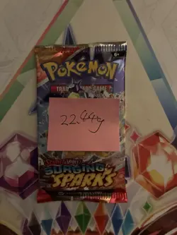 HEAVY! 22.44g Surging Sparks Pokemon TCG Booster Pack - Image 2