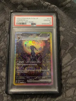 Pokemon Card Umbreon ex SAR 217/187 Terastal Festival sv8a 2024 Japanese PSA 10 - Image 2
