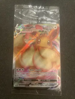 SEALED Eevee VMAX SWSH087 Black Star Promo Full Art Holo Pokemon TCG 2021 NM - Image 1