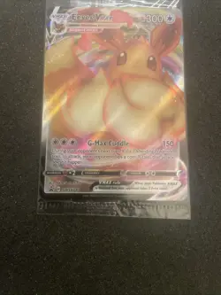 SEALED Eevee VMAX SWSH087 Black Star Promo Full Art Holo Pokemon TCG 2021 NM - Image 5