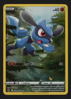 Riolu GG26/GG70 Crown Zenith: Galarian Gallery Ultra Rare Pokemon TCG - Image 1