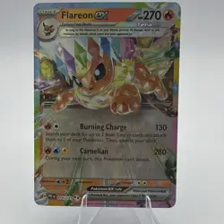 The Pokemon Company Flareon ex 014/131 Prismatic Evolutions Double Rare Holo St… - Image 1