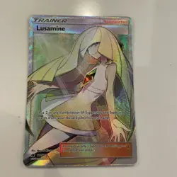 Pokemon Lusamine Full Art Ultra Rare Holo 110/111 SM-Crimson Invasion Near Mint! - Image 1