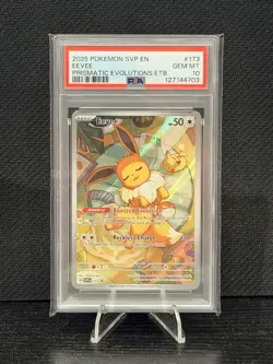 2025 Pokemon Eevee #173 Scarlet & Violet Promo Holo English PSA 10 - Image 3