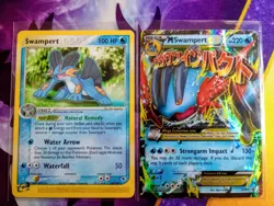 Pokemon TCG: M Swampert EX #XY87 Black Star Promo Ruby & Sapphire #23/109 Rare - Image 1