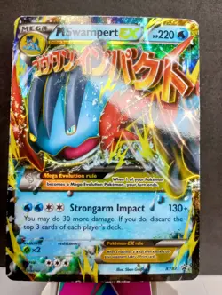 Pokemon TCG: M Swampert EX #XY87 Black Star Promo Ruby & Sapphire #23/109 Rare - Image 2