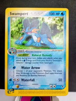 Pokemon TCG: M Swampert EX #XY87 Black Star Promo Ruby & Sapphire #23/109 Rare - Image 4