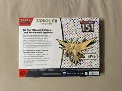 Pokemon TCG: Scarlet & Violet 151 Zapdos EX Collection Box - New/ Factory Sealed - Image 2