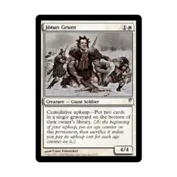 WOTC MtG Coldsnap Jotun Grunt (U) (Foil) EX - Image 1