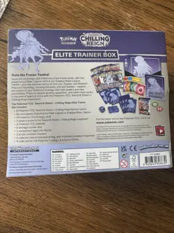 Pokemon TCG Sword & Shield Chilling Reign Elite Trainer Box ETB - New/Sealed - Image 2